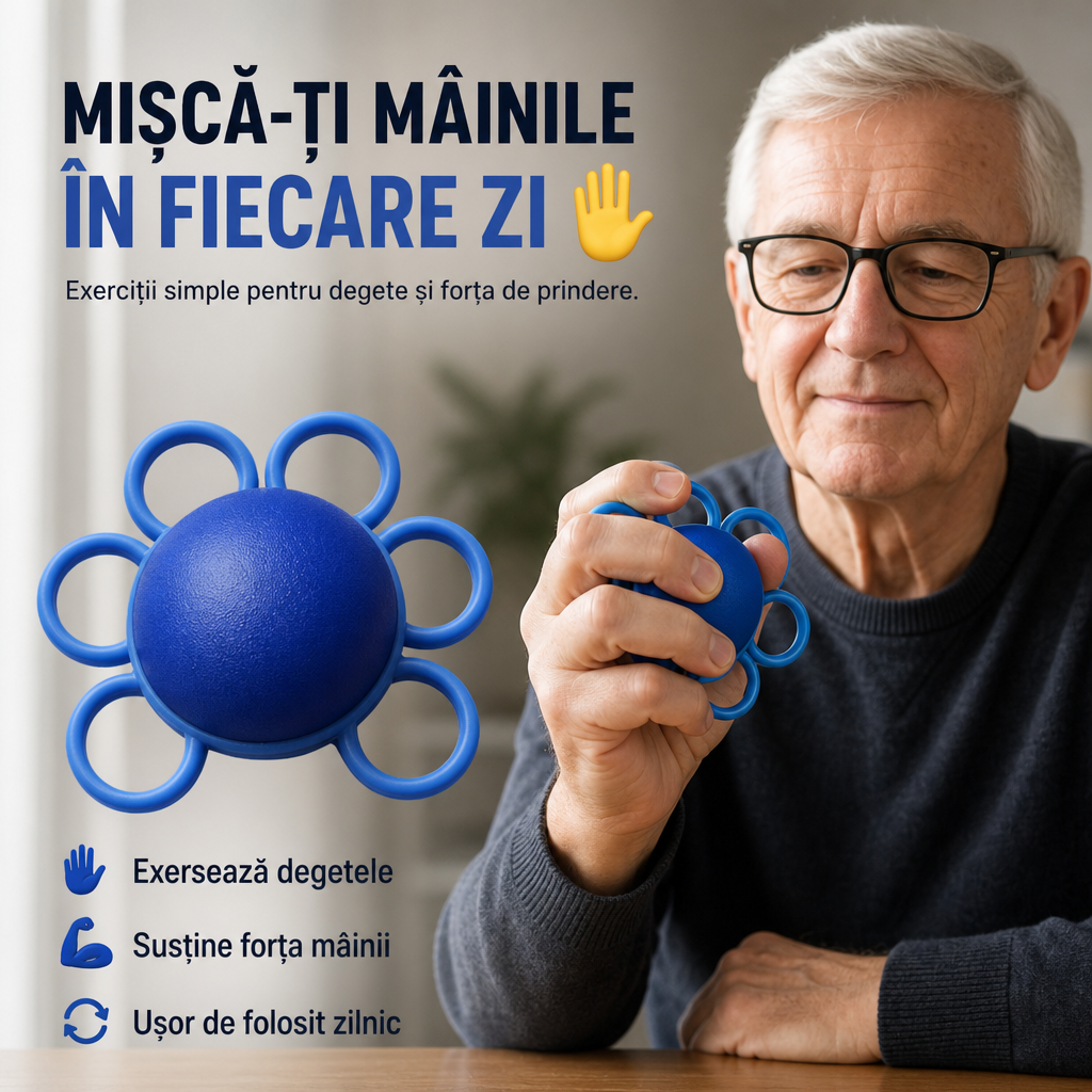 Minge Exerciții Mână GripFlex™